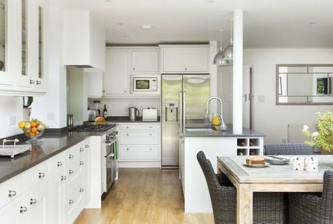 Izba, zelená, drevo, interiérový dizajn, nehnuteľnosť, podlaha, domov, biela, zásuvka, kuchyňa, 
