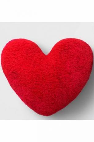 Подушка Sherpa Valentine's Heart в форме сердца 